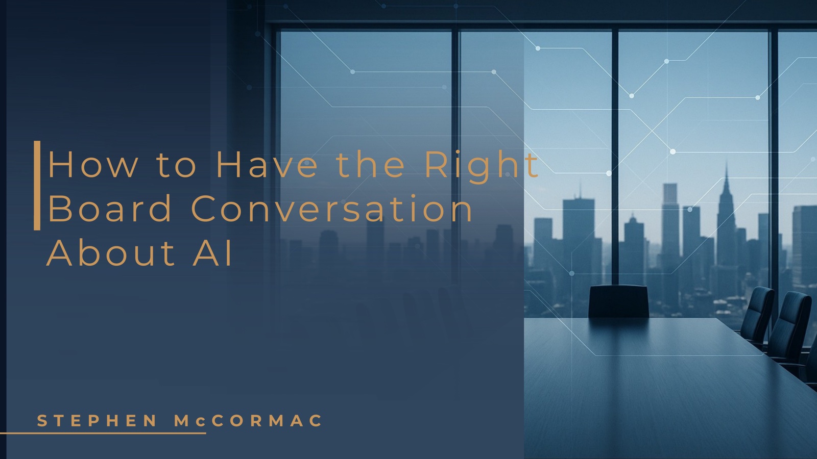 How to Have the Right Boardroom Conversation About AI - Leadership and Transformation Edition 30 cover image