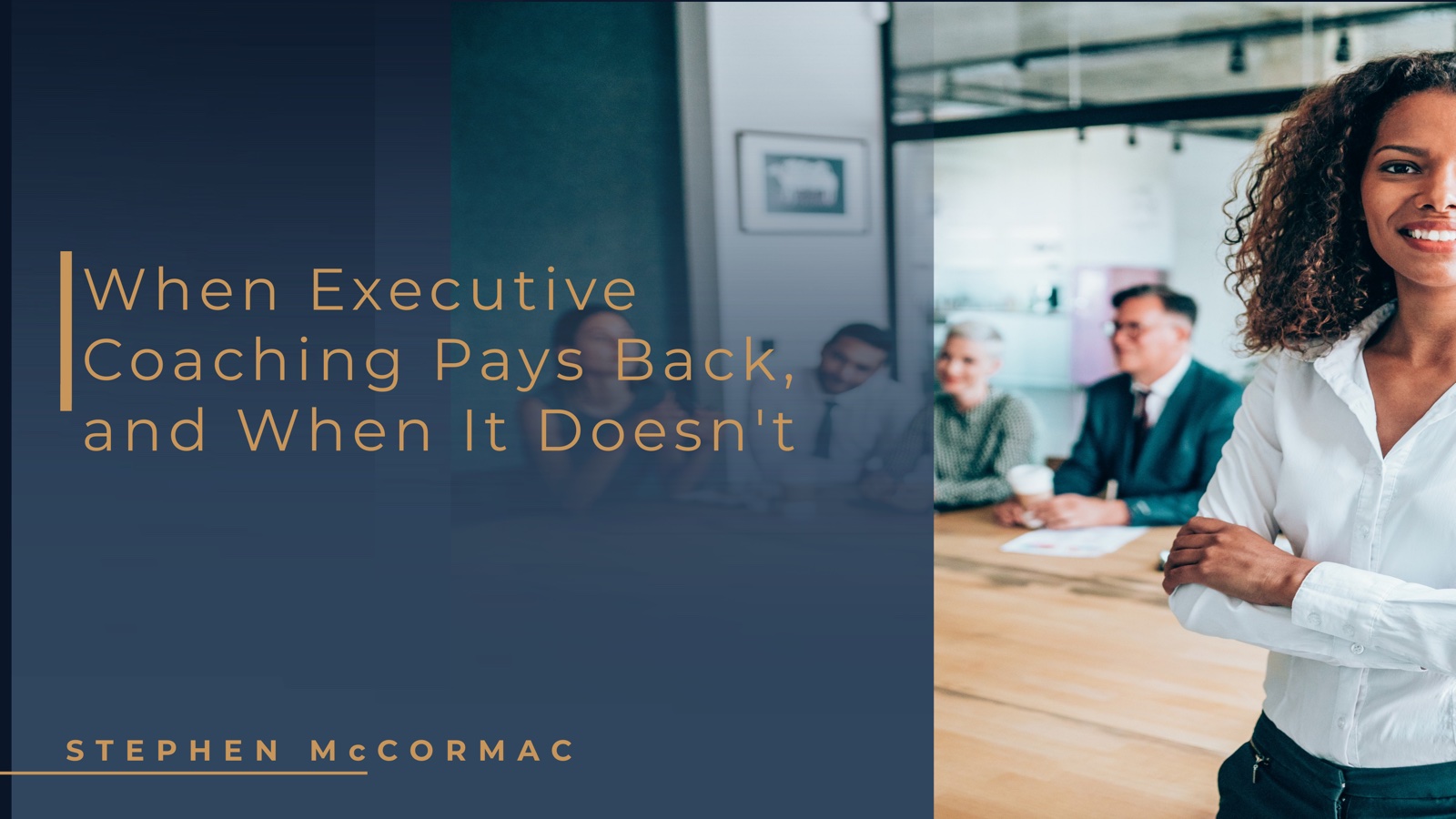 Executive coaching at Ambrose and Bell. Operating-grade coaching for senior leaders